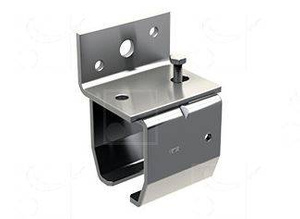 Uchwyt ścienny MANTION 9038VXA4, stal kwasoodporna AISI 316