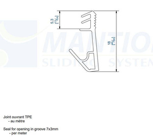 Uszczelka MANTION GHEU30L, TPE
