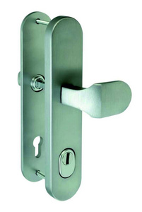 Wzmocniony klamko-uchwyt drzwiowy na długim szyldzie LOB HERKULES 1 XT