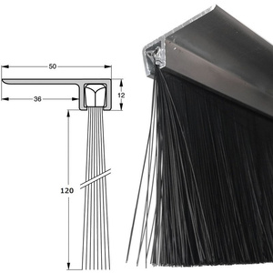 Uszczelka szczotkowa kątowa profil ALU F8-120 1000 mm