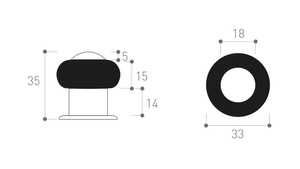 Odbój do drzwi Metal-Bud, klasyczny