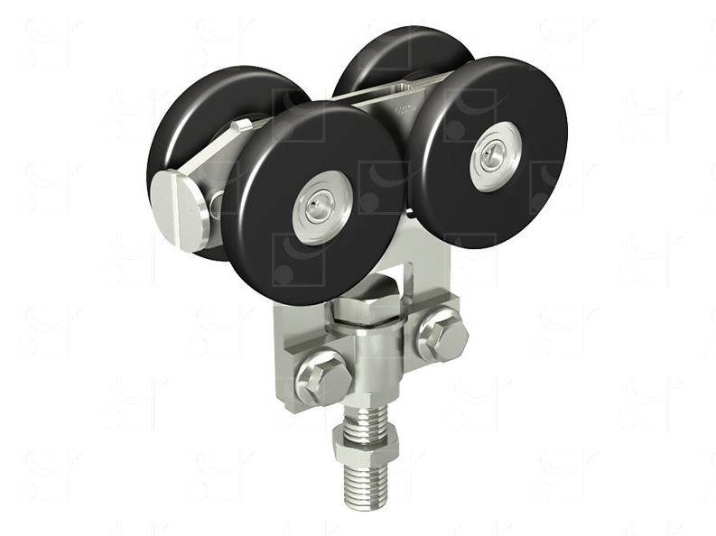 Wózek 4-kołowy MANTION 2285, koła nylonowe