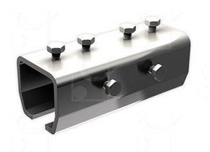 Łącznik szyny MANTION 9041MXA4, stal kwasoodporna AISI 316