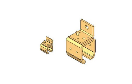 Uchwyt ścienny szyny nośnej NIKO 54.B01, stal nierdzewna AISI 304