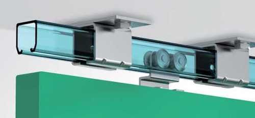 Wózek 2-kołowy gięty IBFM do szyny nośnej 33x34 mm, typ 338/2 z trzpieniem gwintowanym M8