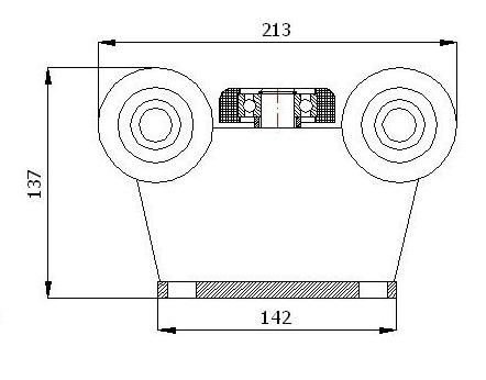Wózek do bramy 5M-80