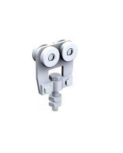 Wózek 4-kołowy z obrotową śrubą MANTION 9613, ocynk