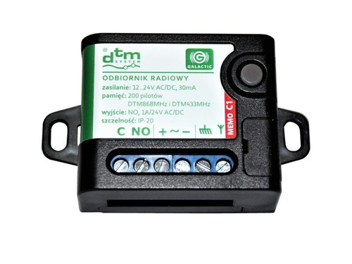 Odbiornik 1-kanałowy DTM NANO2 DUO