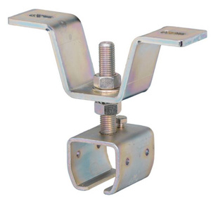 Regulowany uchwyt szyny z wspornikiem NIKO 23.B44, ocynk