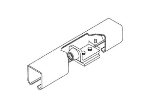 Stoper gumowy IBFM do szyny nośnej 339P / 339M typ 342P