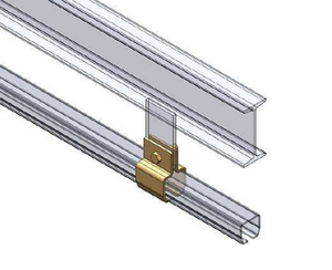Uchwyt szyny NIKO 26.B03, ocynk