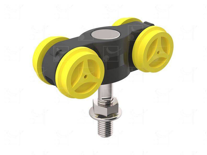 Wózek 4-kołowy MANTION 11280XA4, koła nylonowe, do terenów nadmorskich