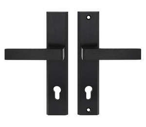 Zewnętrzna klamka drzwiowa Metal-Bud TOTAL czarna