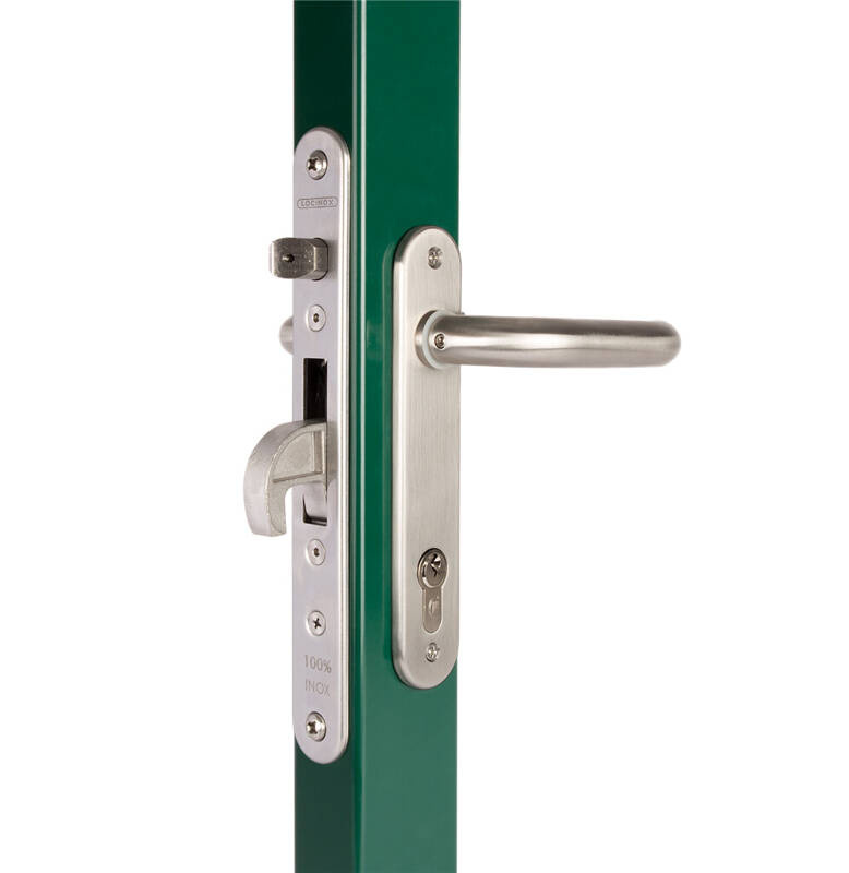 Kompletny zestaw do bram metalowych lub aluminiowych Locinox H-METAL-SET