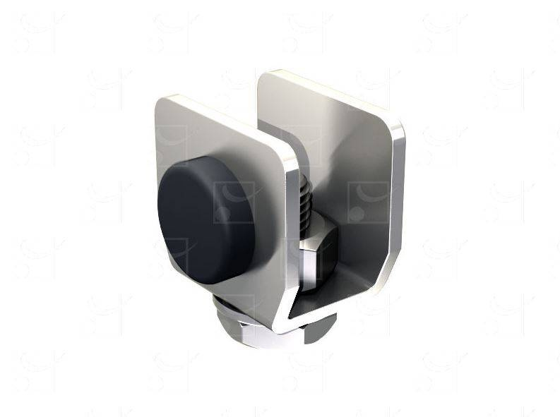 Stoper szyny MANTION 9148, ocynk