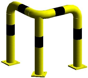 Odbojnica przyziemna "L"  CM.OPL06H