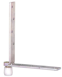 Dolny narożnik do skrzydeł drewnianych NIKO 33.N96, ocynk