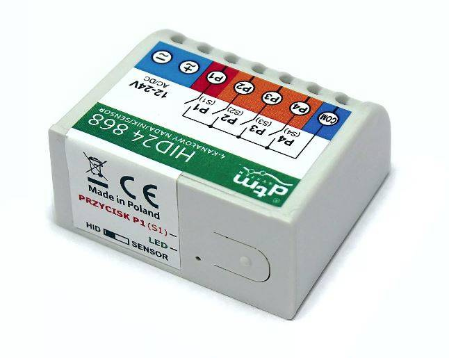 Nadajnik/sensor 4-kanałowy DTM HID24 868 MHz