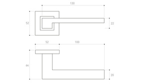 Klamka drzwiowa Metal-Bud SAPPHIRE