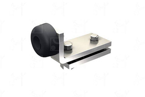 Stoper szyny MANTION 9139XA2, stal nierdzewna AISI 304