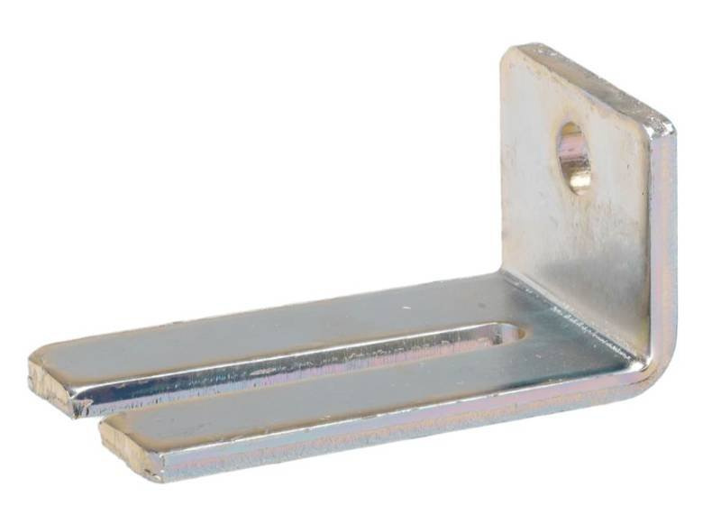 Regulowany podwójny uchwyt ścienny do szyny NIKO 71.B06, stal kwasoodporna AISI 316