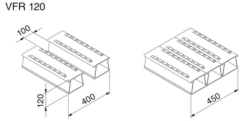 Ciężka rampa najazdowa do pojazdów budowlanych ALTEC VFR 120 (120.00.026)