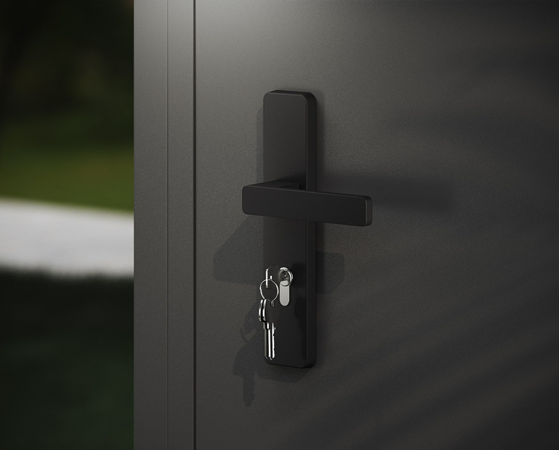 Klamka METAL-BUD ATLAS 92 mm - front