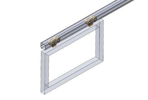 Wózek 4-kołowy NIKO 51.T00, stal nierdzewna AISI 304