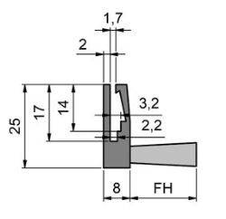 Uszczelka szczotkowa MINK STL1303