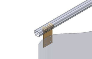 Wózek 4-kołowy NIKO 24.R55, ocynk