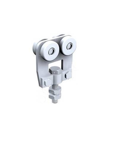 Wózek 4-kołowy z obrotową śrubą MANTION 9653, ocynk