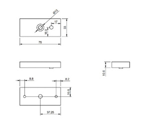 Zwora elektromagnetyczna BIRA Hartte MG60S, siła trzymania 60 kg