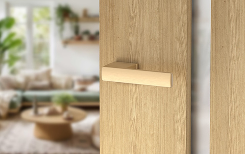 Klamka drzwiowa Metal-Bud SCALA, niewidoczny szyld