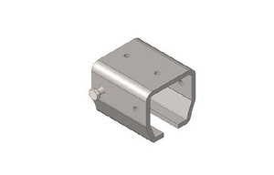 Uchwyt szyny NIKO 24.B50, stal czarna