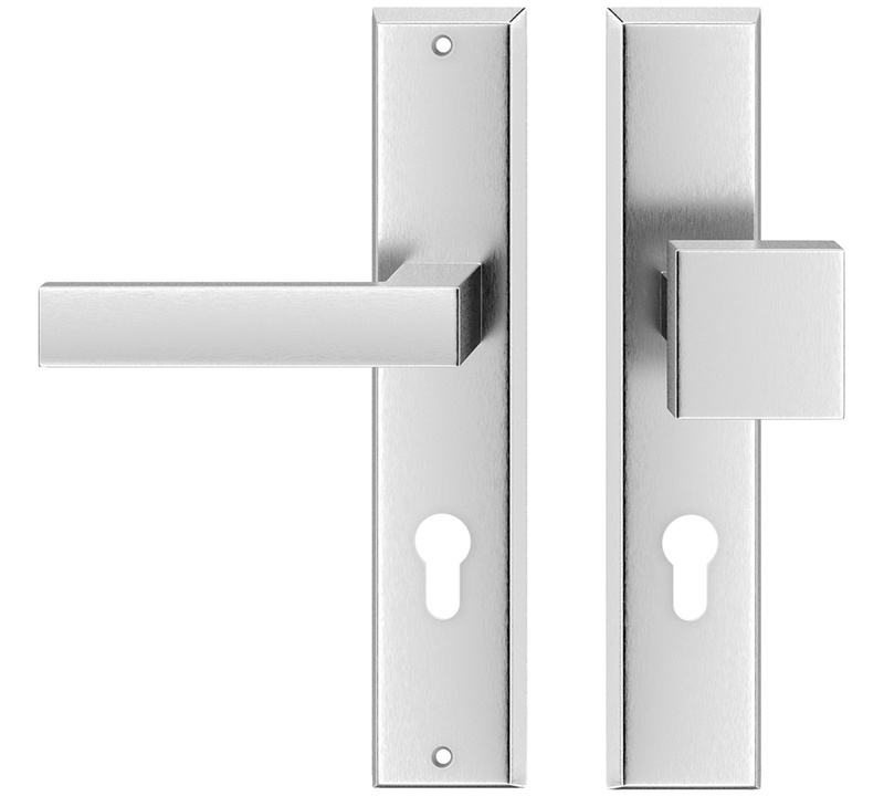 Zewnętrzna klamko-gałka drzwiowa Metal-Bud TOPAZ inox