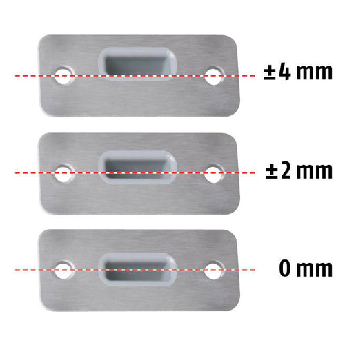 Zestaw dolnych, wąskich gniazd do zasuwy drzwiowej PLANET BM 5x13 mm (900345)