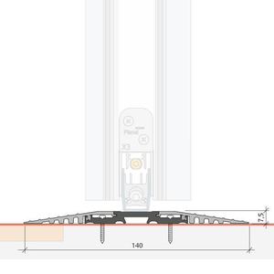 Płaski próg PLANET F140 (252119)