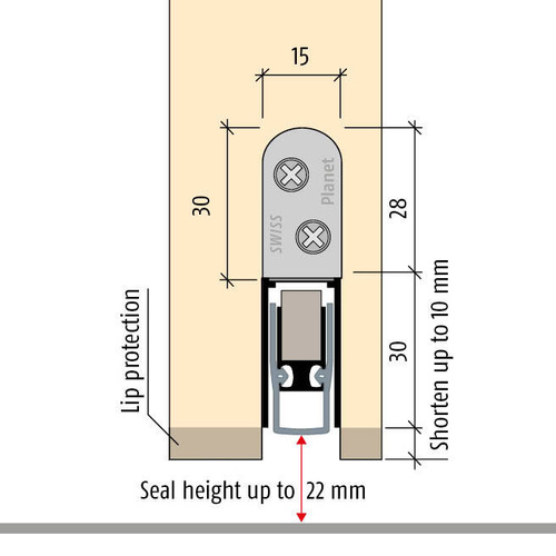 Uszczelka opadająca PLANET ZA