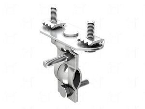 Końcowe, stałe mocowanie kabla okrągłego MANTION 9454R, ocynk