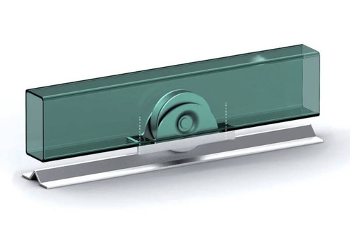 Koło jezdne 1-łożyskowe profil V z podporą wewnętrzną