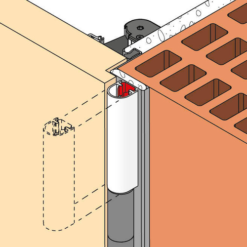 Zestaw samoprzylepnych klipsów do profilu ochronnego FSA 8100