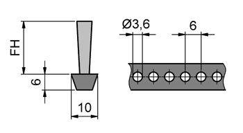 Szczotka na pasie klinowym MINK BKR106