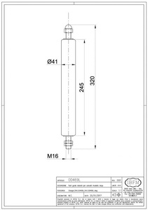 Nylonowy przedłużony prowadnik rolkowy IBFM, typ 469L