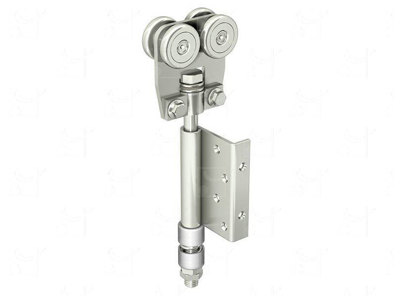 Wózek 4-kołowy z kątownikiem MANTION 9352E, ocynk