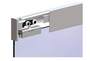 Zestaw do drzwi szklanych 1040 mm MANTION HERKULES HG20 (213-370), aluminium