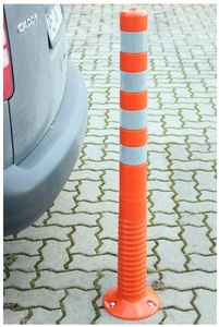 Elastyczny słupek 1000 mm, pomarańczowy