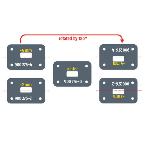 Dolne, szerokie gniazdo do zasuwy drzwiowej PLANET BM Ø10 mm (900276-0)