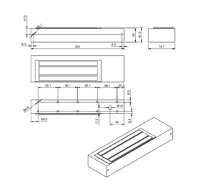 Zwora elektromagnetyczna BIRA Hartte MG500SR, siła trzymania 500 kg