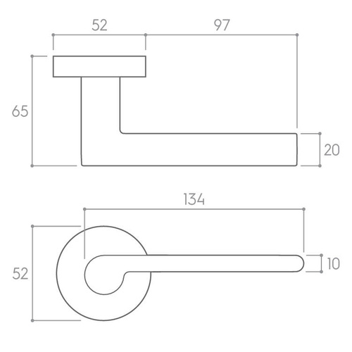 Klamka drzwiowa CORONA PANDORA