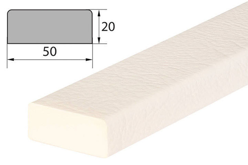 Elastyczny profil ostrzegawczo-ochronny KNUFFI typ D (1000 mm)